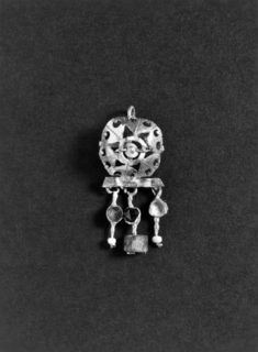 Image for Earring with Three Pendants