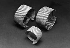 Image for Group of Bracelets with Open Rows of Wire