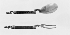Image for Spoon and Fork with Heads of Minerva