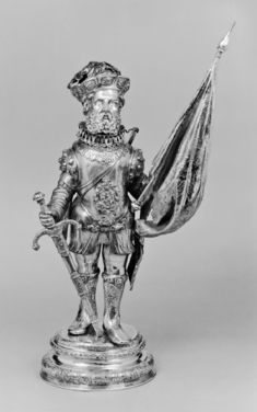 Image for Drinking Cup in the Form of a Standard Bearer