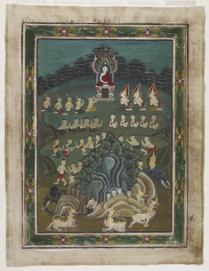 Image for Buddha Preaching in Sankassa