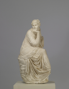 Image for Seated Muse or Nymph on Rock (Adaptation of Urania Type)