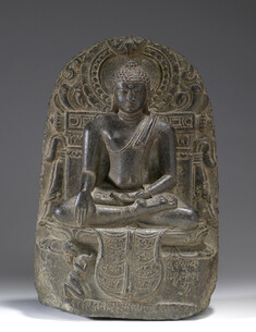 Image for Buddha Shakyamuni with Devotee