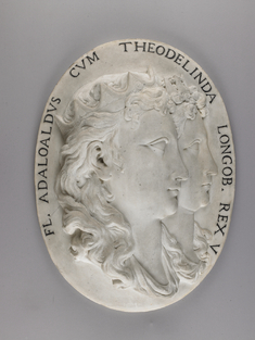 Image for Medallion with Portraits of Flavius Adaloald, King of Italy, and his Mother Queen Theolinda