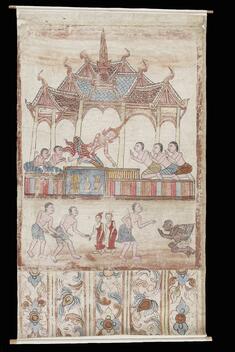 Image for Vessantara Jataka, Chapter 11: Jujaka and the Royal Children are Brought to King Sanjaya