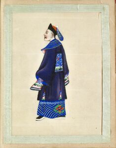 Image for Leaf from Album of Costumes