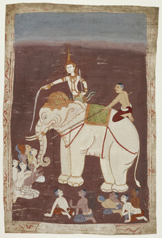 Image for Vessantara Jataka, Chapter 2 (Himavanta Forest): Vessantara Gives the White Elephant to the Kalinga Brahmins
