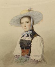 Image for Girl in a Southern German Folk Costume