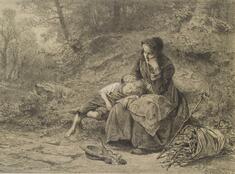 Image for Old Woman and Boy Resting