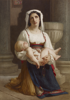 Image for Italian Peasant Kneeling with Child