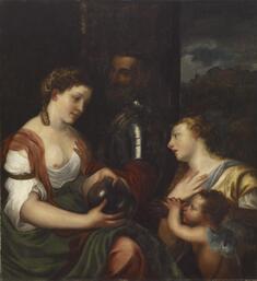 Image for Copy of Titian's "Allegory of Alfonso d'Avalos, Marchese del Vasto"