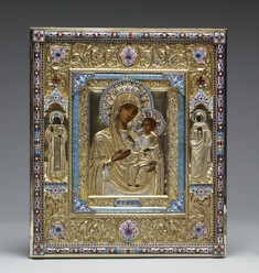 Image for Virgin and Child ("The Virgin of Iviron") with Saints Demetrius and Hannah