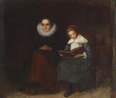 Image for Old Woman and Child Reading a Book