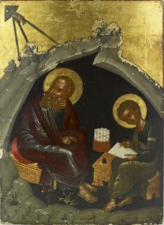 Image for Saint John the Theologian dictates his Gospel to Prochoros
