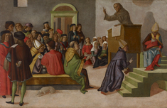 Image for A Franciscan Monk Preaching