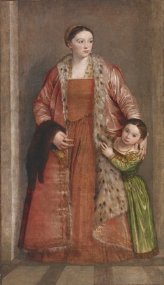 Image for Portrait of Countess Livia da Porto Thiene and her Daughter Deidamia
