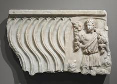 Image for Sarcophagus Fragment with the Good Shepherd