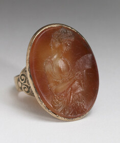 Image for Ring with Sardonyx Intaglio of a Woman Reading