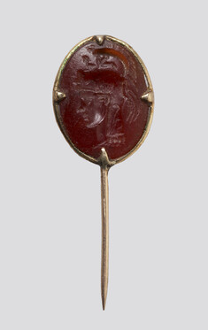 Image for Intaglio with the Head of Athena Set in a Pin