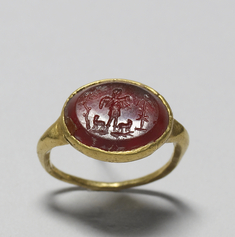 Image for Intaglio Ring with The Good Shepherd