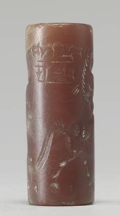 Image for Cylinder Seal with Human-Headed Griffin Attacking a Horse