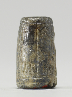 Image for Cylinder Seal with Figures and an Inscription