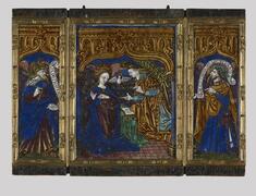 Image for Triptych: Annunciation with the Prophets David and Isaiah