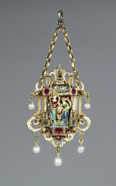 Image for Renaissance-Style Pendant with Judith Holding the Head of Holofernes