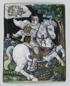Image for Plaque with Saint George Slaying the Dragon