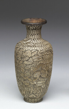 Image for Enamel Vase Depicitng a Stage of Cloisonné Enamelling Process (2 of 8)