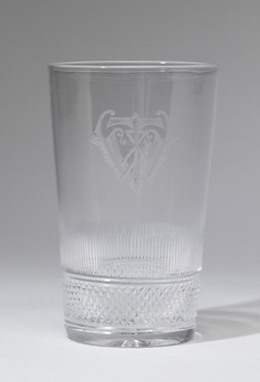 Image for Glass Tumbler with the Monogram of William T. Walters
