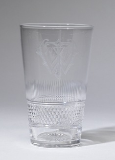 Image for Glass Tumbler with the Monogram of William T. Walters