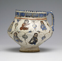 Image for Jug with Seated Figures and Vines