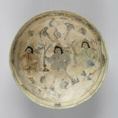 Image for Bowl with Seated figures and Birds 
