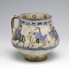 Image for Jug with Horsemen and Inscriptions