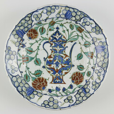 Image for Iznik Plate with Depiction of a Ewer