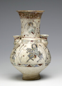 Image for Vase with Horsemen and Seated Figures