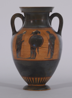 Image for Amphora with Departure Scene and Quadriga