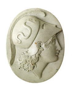 Image for Stoneware Cameo with the Head of Minerva