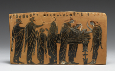 Image for Pinax (Plaque) with Funerary Scene