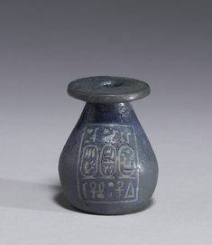 Image for Vase with Names of Amenhotep III and Queen Tiye