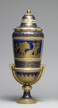 Image for One of a Pair of Vases (Vase chinois; vase à pied de globe)