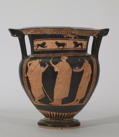 Image for Column Krater with Standing Figures
