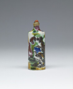 Image for Snuff Bottle with Bird and Landscape