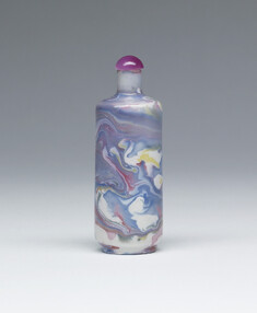 Image for Snuff Bottle with glaze that  imitates marble