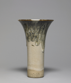 Image for Flared Vase with Dripping Glaze