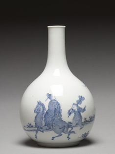 Image for Bottle wih a Chinese Gentleman on Horseback