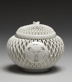 Image for Incense Burner ("Koro") with Tokugawa Family Crest ("Aoi mon")