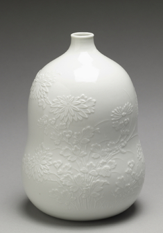 Image for Sake Bottle ("Tokkuri") with Chrysanthemums