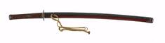 Image for Katana sword with saya of red-brown lacquer and mother-of-pearl- inlay (includes 51.1209.1-51.1209.4)